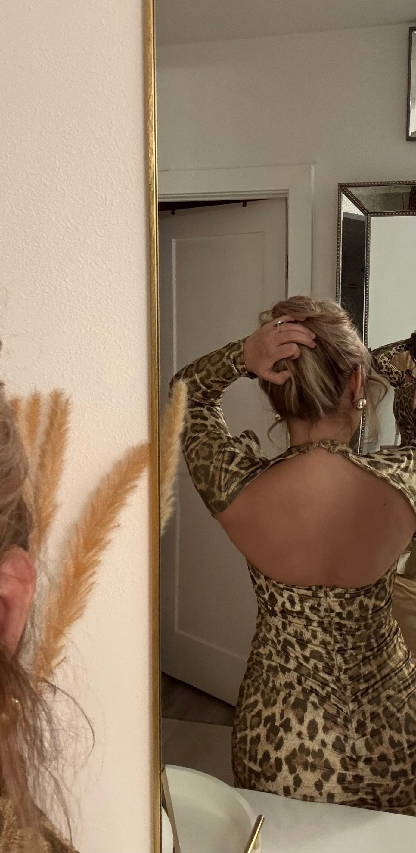 Midnight Leopard Dress